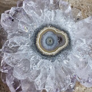 Amethist stalactiet schijf