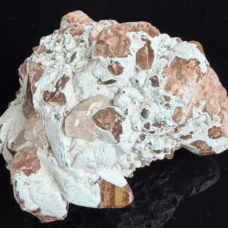 Chrysocolla met Calciet